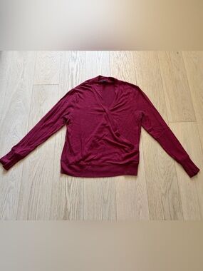 J. Crew Burgundy Lightweight Sweater